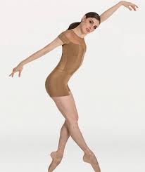 Illusion Neckline Boy-Cut Leotard